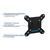  15"-32" Кронштейн Kromax VEGA-3 new Фиксированный Чёрный  Нагрузка до 20кг Отступ от стены: 9мм 